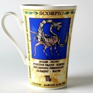 ROY KIRKHAM Fine Bone China Zodiac Collection SCORPIO Coffee Tea Mug